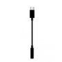 Aisens Conversor USB-C a Audio Negro 15cm